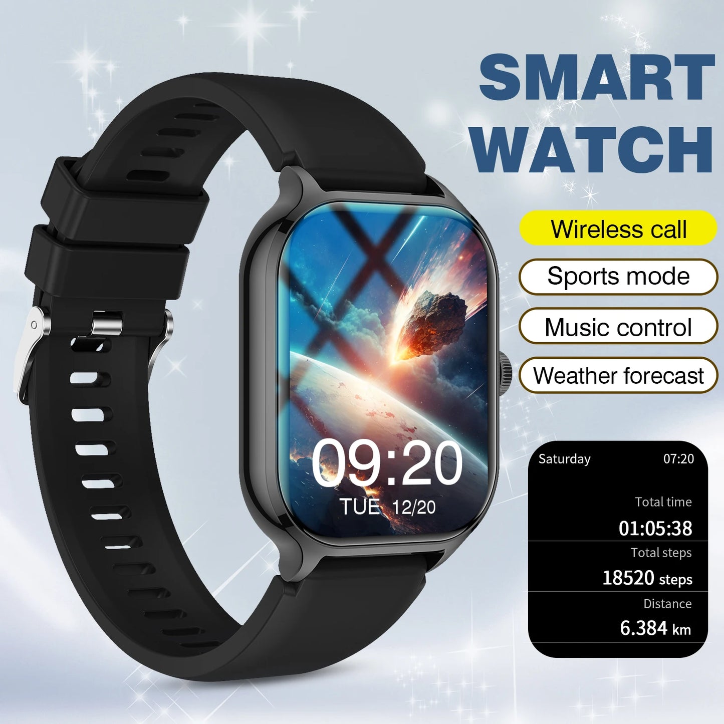 Bluetooth Smartwatch with Custom Dial & Calling