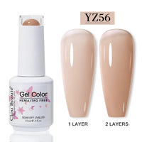 No-Wipe Top Coat & Sticky Base Coat UV Gel Polish — Long-Lasting, MSDS Certified, 15ml