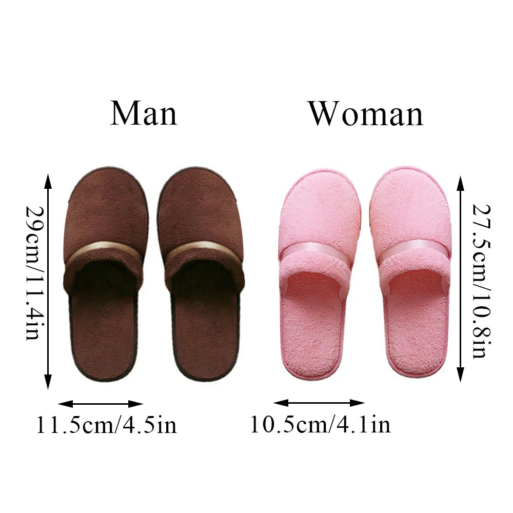 Pantuflas de Felpa Mujer - Antideslizantes Silenciosas para Casa Invierno