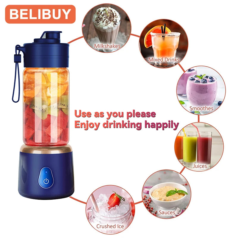 Portable USB Electric Citrus Juicer | Rechargeable Mini Squeezer for Oranges, Lemons & More