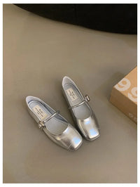 Women's Cute Ballerina Flats - Mary Jane Slip-On Loafers