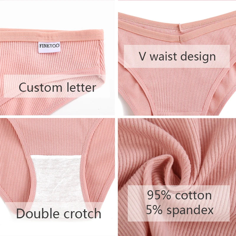 Set de 3 Panties de Algodón - Ropa Interior Tallas Plus M-4XL