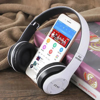 P47 Wireless Bluetooth 5.0 Headphones – Foldable HIFI Stereo Bass | Kids, Gaming & Music Over-Ear Headset
