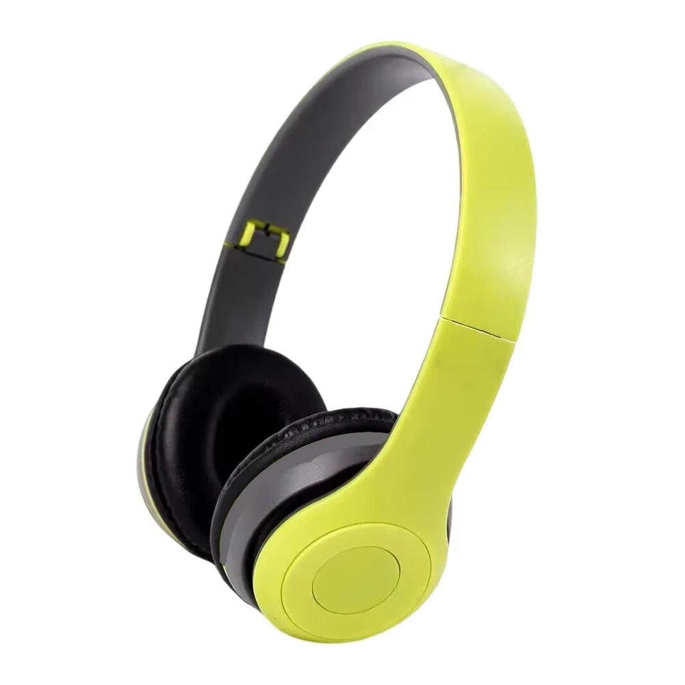 P47 Wireless Bluetooth 5.0 Headphones – Foldable HIFI Stereo Bass | Kids, Gaming & Music Over-Ear Headset
