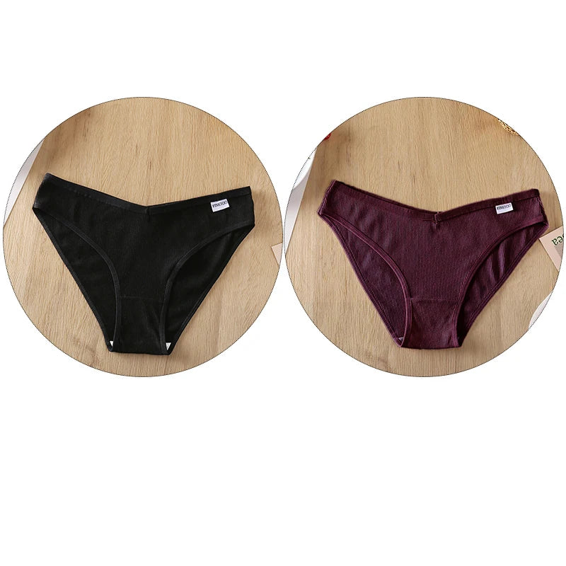 Set de 2 Panties de Algodón Hipoalergénico Talle V Plus M-4XL
