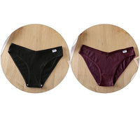 Set de 2 Panties de Algodón Hipoalergénico Talle V Plus M-4XL