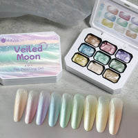 9-Color French Pat Gel Nail Polish Set – 4-in-1 UV/LED | Gradient, Stamping & Painting | DIY & Pro