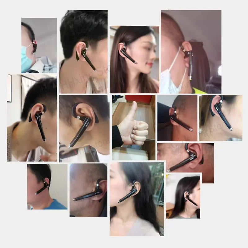STTKGZD YYK-520 Business Bluetooth 5.1 Earphone | ENC + CVC 8.0 Noise Reduction 10H Multipoint 180H Standby Ear-Hook