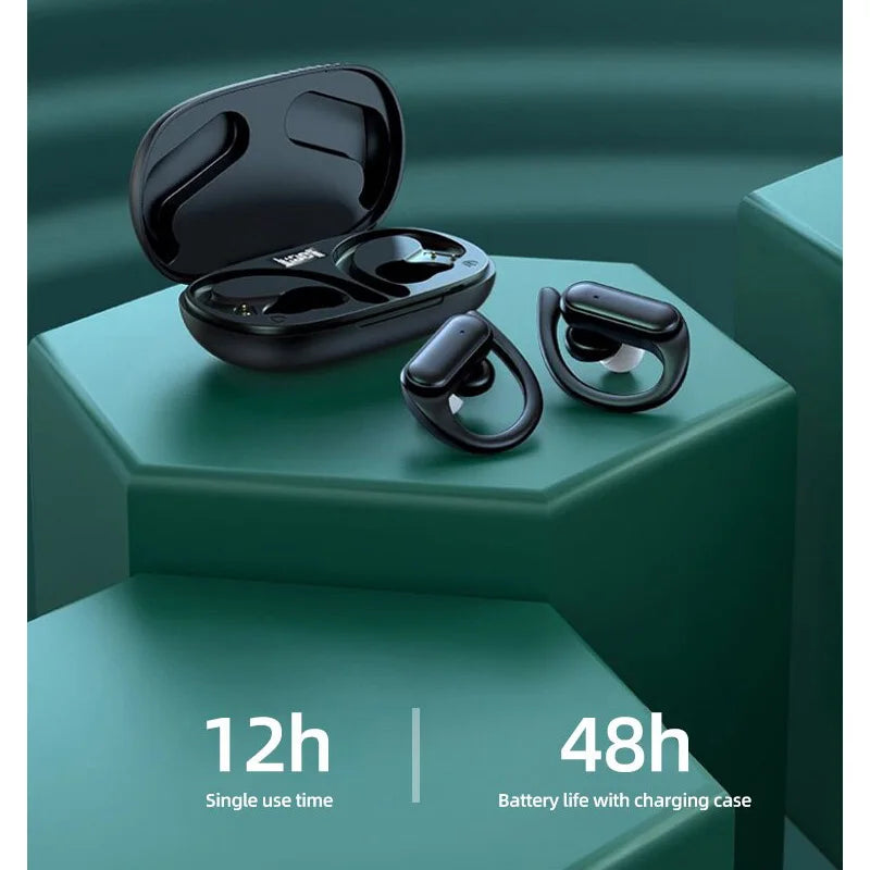 TIPSG A520 TWS Bluetooth 5.3 Earphones | 48H Battery HD Stereo Touch Control Sweat-Proof CE Certified