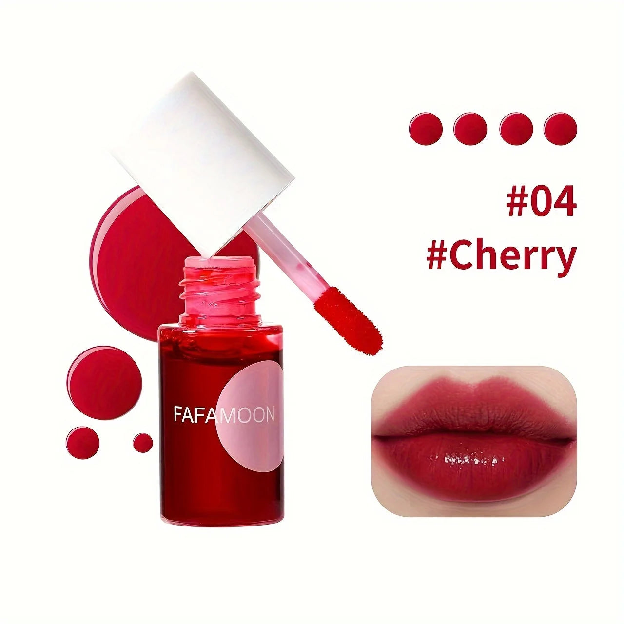 Fruity Lip Tint Water Gloss – Moisturizing Waterproof Liquid Lipstick | High Pigment Long-Lasting Non-Stick
