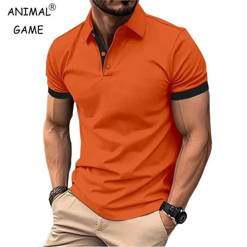 Lightweight Lapel Polo Shirt | Men’s Breathable Short Sleeve Summer Tee | M–5XL
