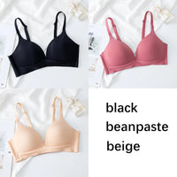 FallSweet 3-Pack Seamless Push-Up Bralette Set | Wireless 3/4 Cup Lingerie