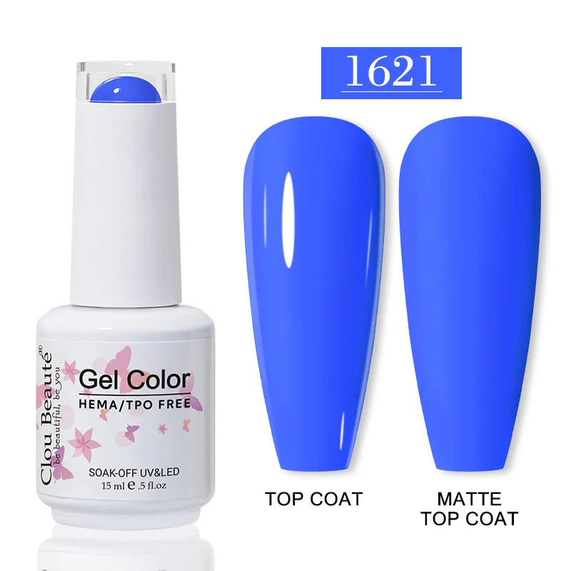 No-Wipe Top Coat & Sticky Base Coat UV Gel Polish — Long-Lasting, MSDS Certified, 15ml
