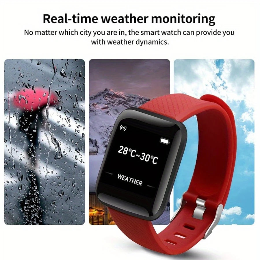 Fitness Smart Watch Bracelet with Heart Rate & Sleep Tracking