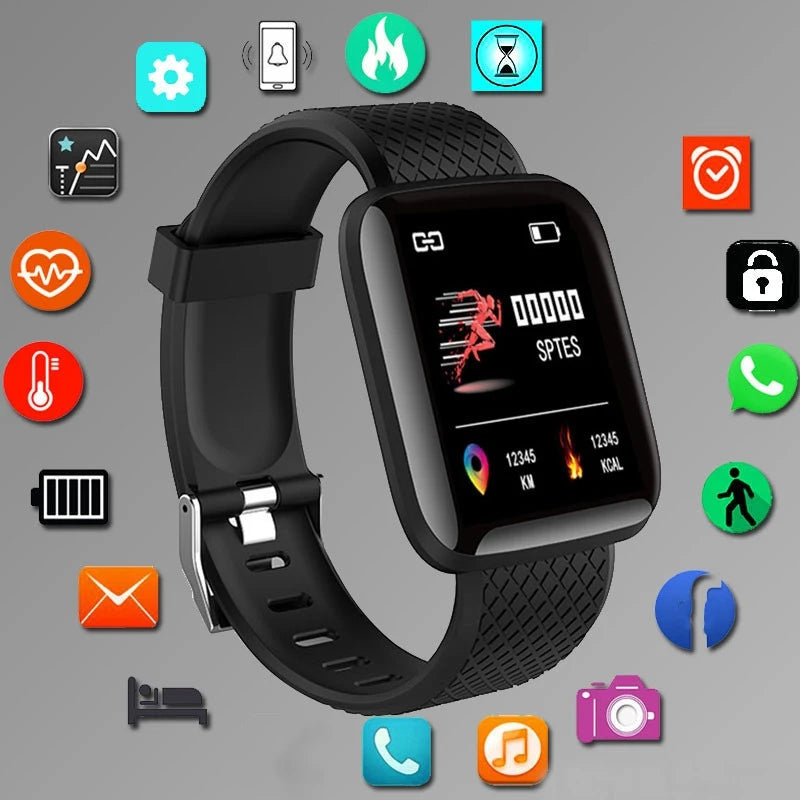Fitness Smart Watch Bracelet with Heart Rate & Sleep Tracking