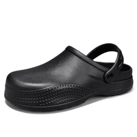 Men's Non-Slip Rubber Clogs | Waterproof Chef & Kitchen Work Shoes