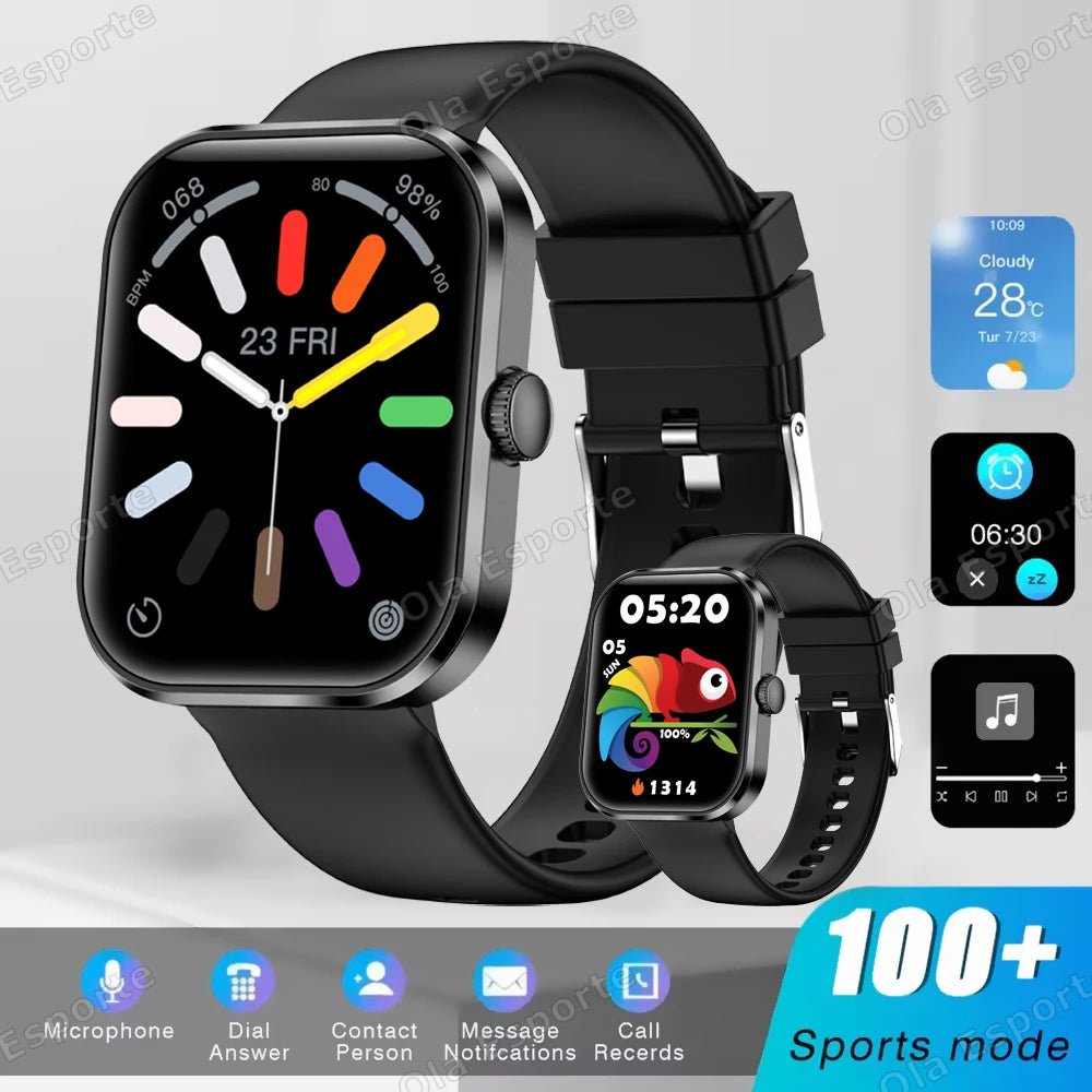 Outdoor Sport Smart Watch | 1.83" GPS Alexa Bluetooth Calling Heart Rate Blood Oxygen Waterproof Smartwatch
