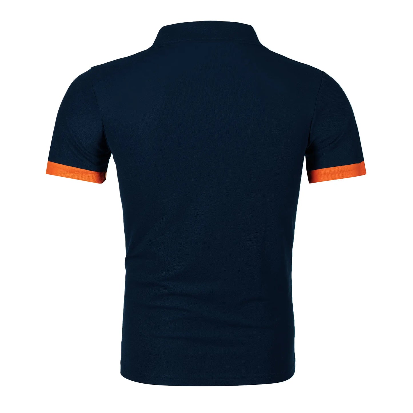 Men's Color Block Polo Shirt – Short Sleeve Casual Summer Top