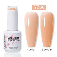 No-Wipe Top Coat & Sticky Base Coat UV Gel Polish — Long-Lasting, MSDS Certified, 15ml