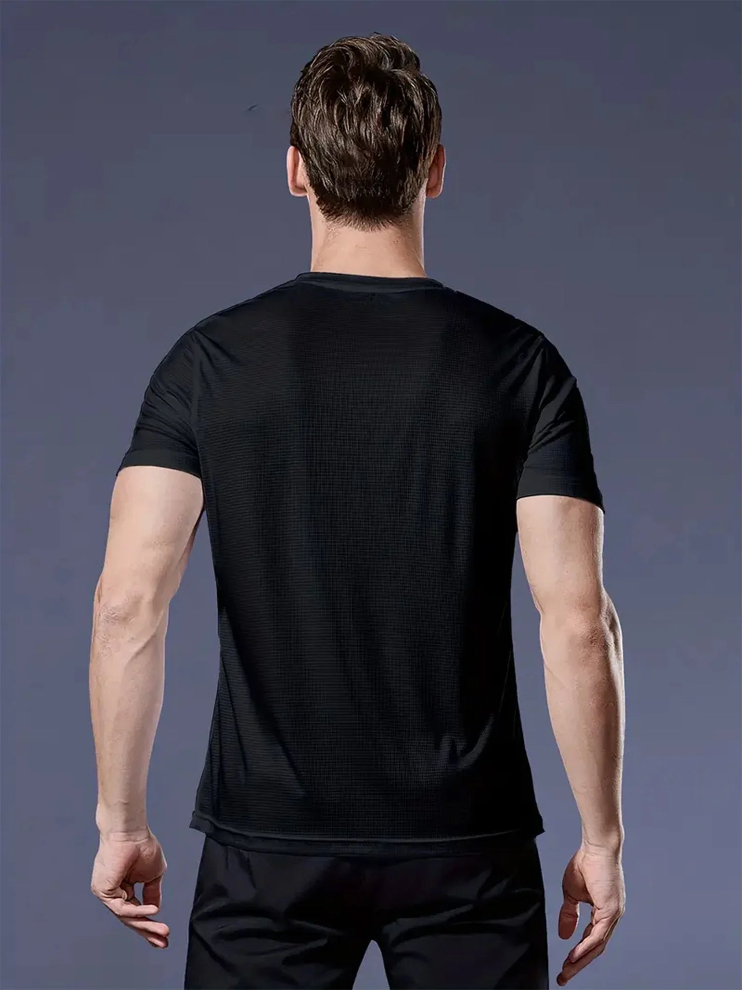Men's Quick-Dry Performance T-Shirt, 100% Polyester