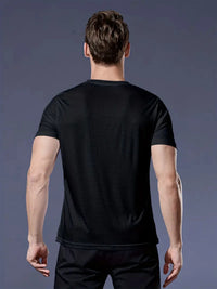 Men's Quick-Dry Performance T-Shirt, 100% Polyester