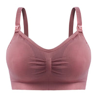 Seamless Maternity Nursing Bralette | Wire-Free Sleep Bra for Pregnant & Breastfeeding Women