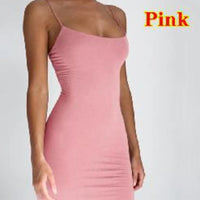 Women's Bodycon Mini Dress – Spaghetti Strap Sleeveless | Summer Club & Party Dress XS–XXXL