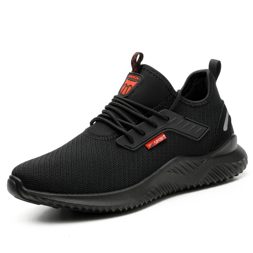 Men's Steel Toe Safety Shoes - Puncture-Proof Work Sneakers