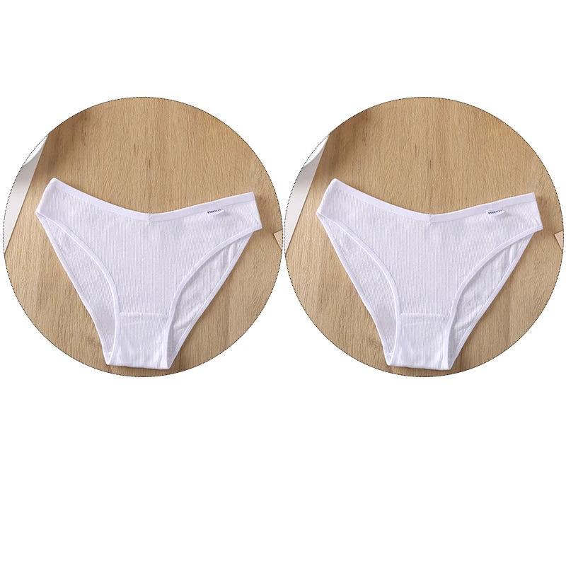 Set de 2 Panties de Algodón Hipoalergénico Talle V Plus M-4XL