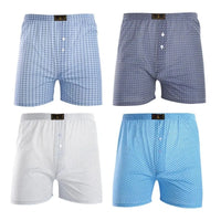 Men's Summer Printed Boxer Shorts — Breathable, Loose Fit, Beach & Homewear, Sizes L–XXL