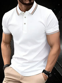 Stretch Polo T-Shirt | Slim Fit Golf Polo for Men | Sizes M–4XL