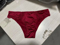 Silky Satin Lace Trim Briefs – Low-Rise, Breathable & Comfortable | Women's Everyday Underwear