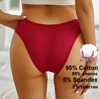 Set de 3 Panties de Algodón - Ropa Interior Cómoda FINETOO M-4XL