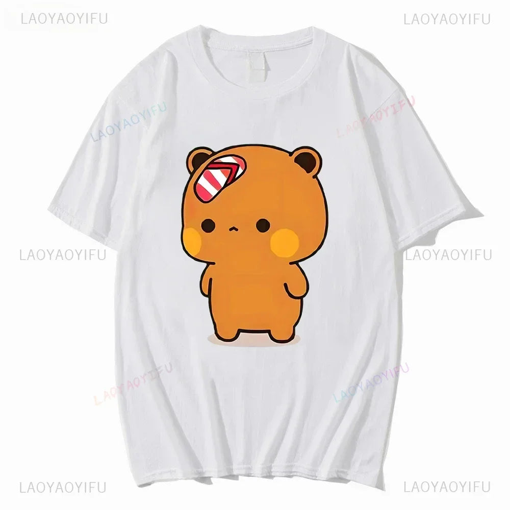 Women's Bubu & Dudu Cartoon T-Shirt - Cute Summer Tee