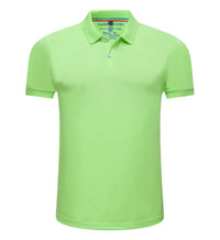 Men's Short Sleeve Polo Shirt — Breathable, Solid Color, Smart Casual Fit