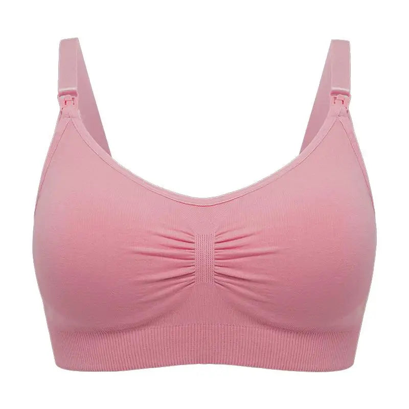 Boneless Nursing Bra – Front Clasp, U-Back & Removable Pads | Anti-Sagging Maternity Bra