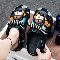 Men's Lightweight Garden Clogs - Non-Slip Closed-Toe Beach Sandals
