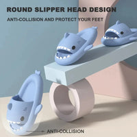 Fashion Women Shark Slippers Removable Fins Slides Indoor EVA Light Sandals Beach Couple Outside Men Shark Flip Flops