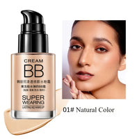 BB Foundation Cream — Moisturizing, Waterproof, Full Coverage, Natural Finish