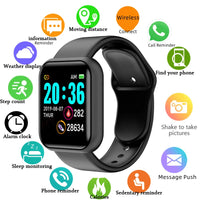 Fitness Smart Bracelet Watch – Heart Rate, Sleep Monitor & Music Player for Men & Women