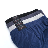 Men’s 100% Cotton Briefs – 4-Pack | Plus Size XL–5XL Breathable Underwear