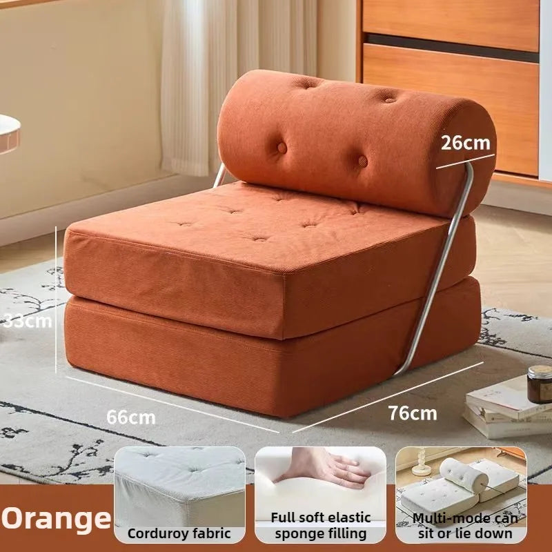 Nordic Foldable Lazy Sofa - Single Person Lounge Chair