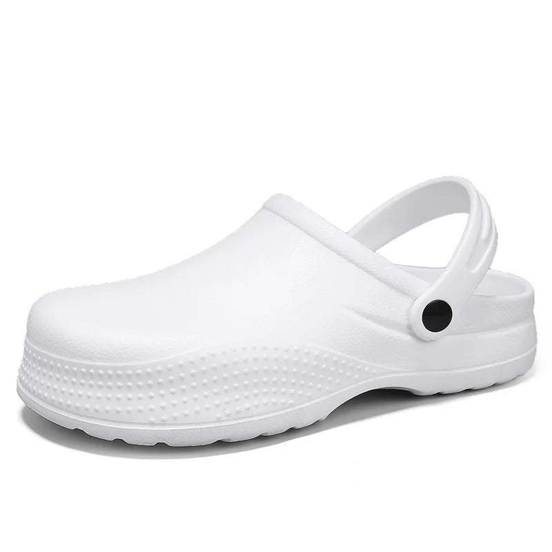 Men's Non-Slip Rubber Clogs | Waterproof Chef & Kitchen Work Shoes