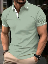 3D Print Polo Shirt for Men | Slim Fit Short Sleeve Streetwear Polo | XS–4XL