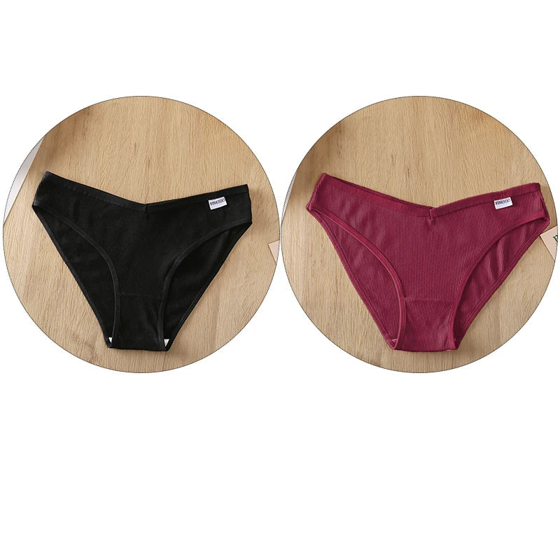 Set de 2 Panties de Algodón Hipoalergénico Talle V Plus M-4XL