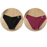 Set de 2 Panties de Algodón Hipoalergénico Talle V Plus M-4XL