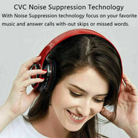 Wireless Bluetooth Headphones with Active Noise Cancellation & RGB Lighting – Over-Ear HIFI Stereo Headset with Mic