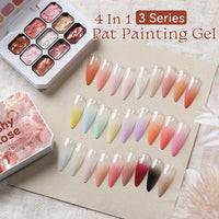 UR SUGAR 4-in-1 Ombre Gel Nail Polish – 9 Colors Pat Painting Gel | Gradient French Nail Art UV LED
