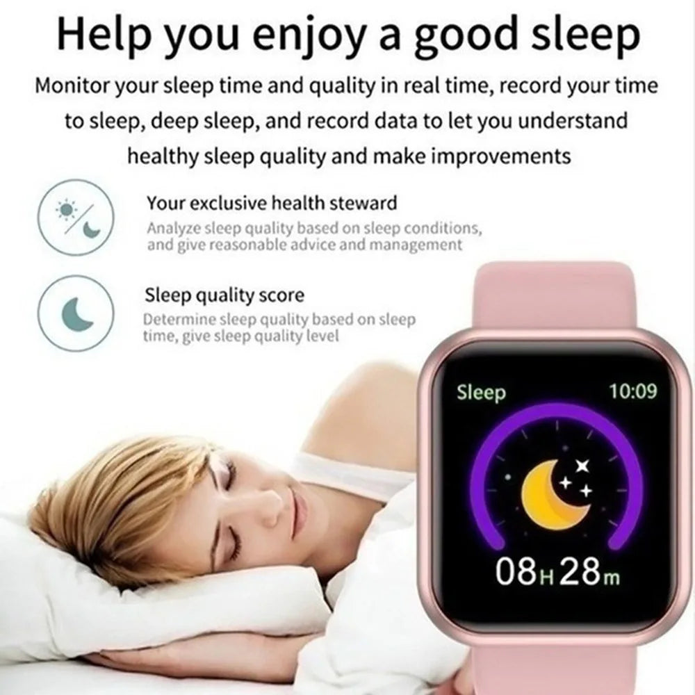 Smart Fitness Watch - Heart Rate Monitor, Sleep Tracker & Activity Tracker