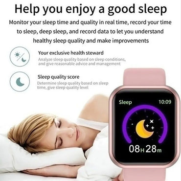 Smart Fitness Watch - Heart Rate Monitor, Sleep Tracker & Activity Tracker